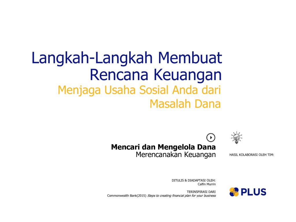 Langkah Langkah Membuat Rencana Keuangan PLUS Platform