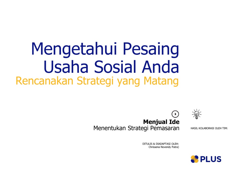 Mengetahui Pesaing Usaha Sosial Anda Plus Platform Usaha Sosial